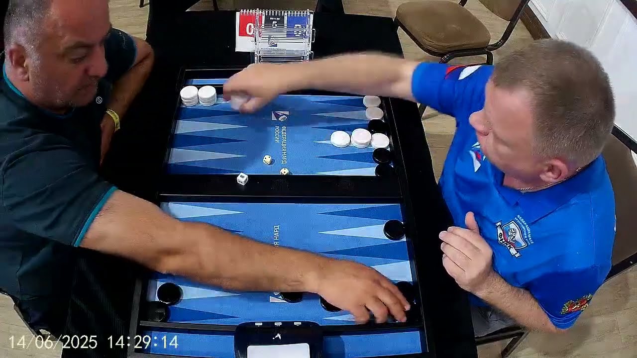 URAL-OPEN 5. Длинные нарды блиц. А.Марукян - А.Галченков