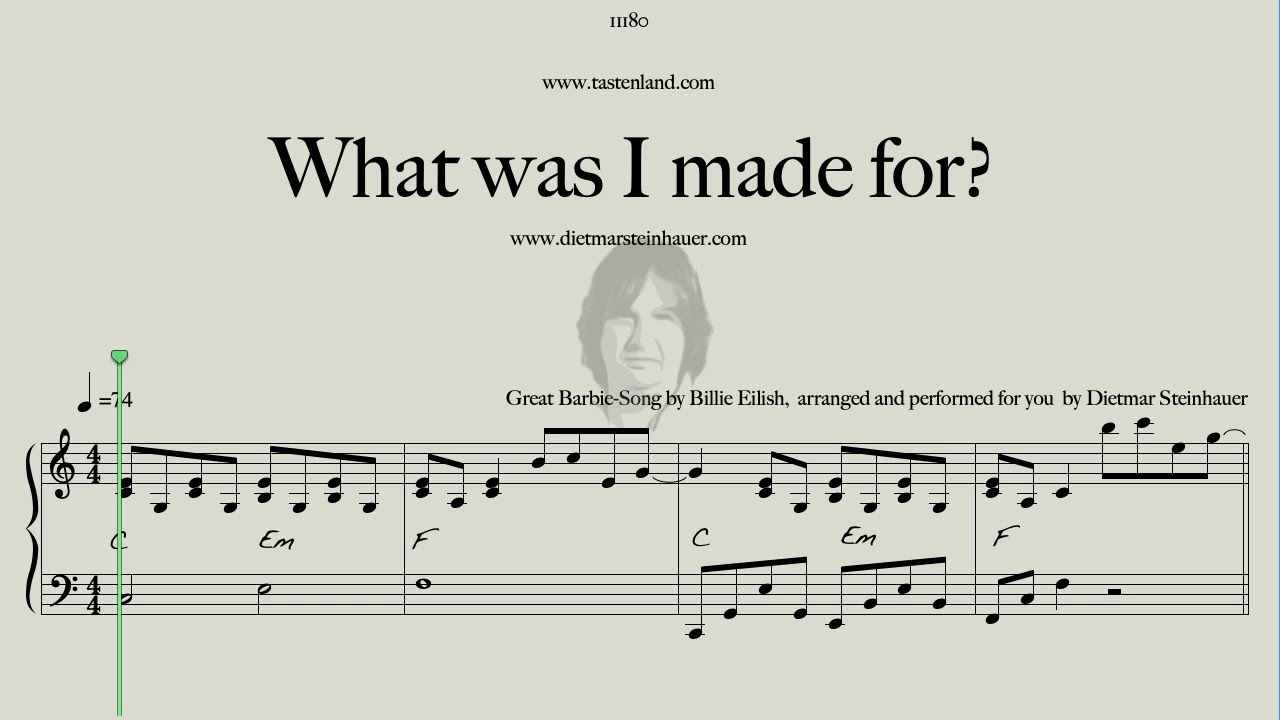 What Was I Made For Chords