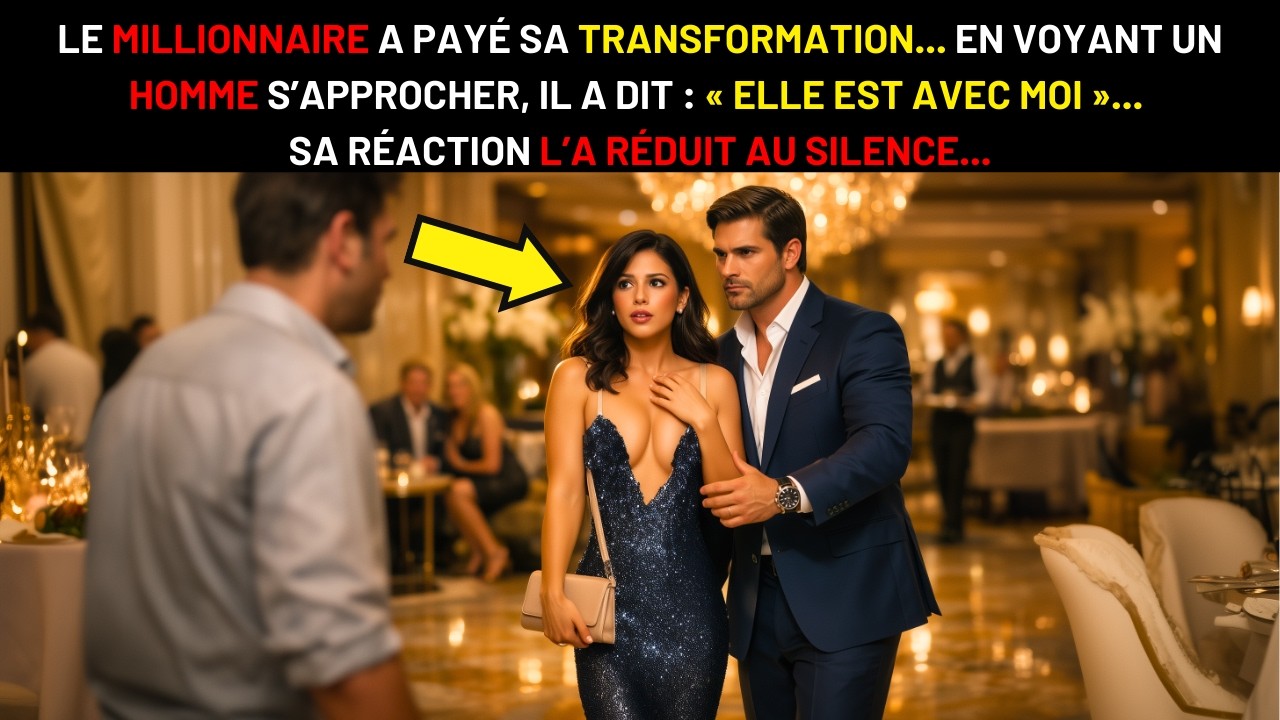 LE MILLIONNAIRE A PAYÉ SA MÉTAMORPHOSE... QUAND UN HOMME S’APPROCHE:« ELLE EST AVEC MOI » ET ELLE...