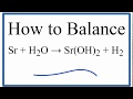 Balancing Chemical Equations Practice