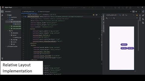 3.3  Relative Layout Implementation | Code  |  MSBTE | I Scheme | 22617 | MAD | Diptesh Dange |