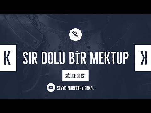 SIR DOLU BİR MEKTUP - KASTAMONU LAHİKASINDAN / SEYİD ERKAL