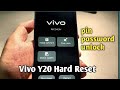Vivo Y20 Hard Reset 2021|| vivo pin password unlock