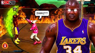 I Made A Catfish SHAQ Build But He's a DRIBBLE GOD in NBA 2K26..( THINGS GET CRAZY )