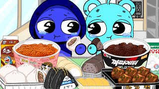 Incredibox Sprunki Jevin Sky Convenience Store Mukbang Animation Mukbang Jiku