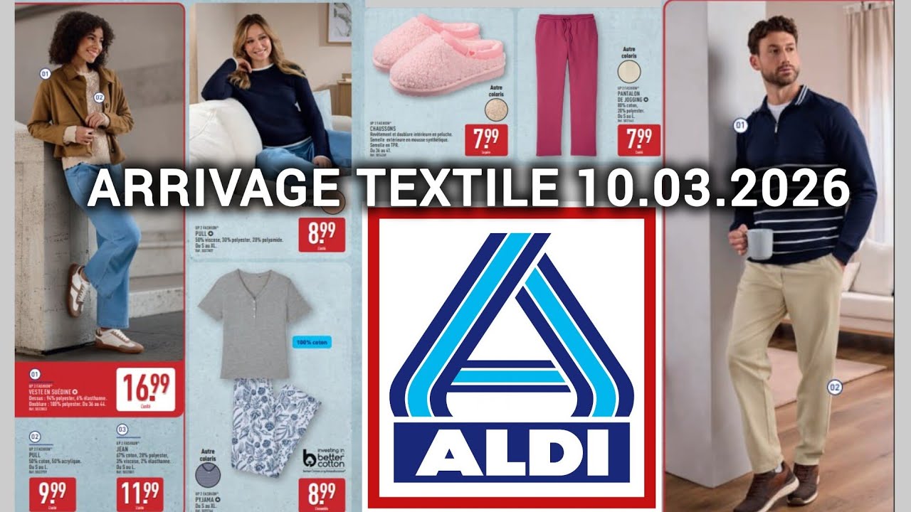 📍 Aldi Catalogue Arrivage de la Semaine 10.03 au 16.03📍Textile Décoration Cuisine 📍 #Catalogue #aldi