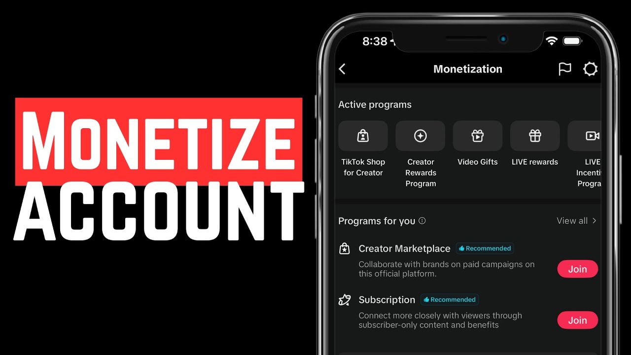 How To Monetize Your TikTok Account - Full Guide - YouTube