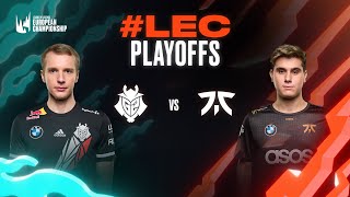 [PL] League of Legends European Championship Wiosna 2022 | G2 vs FNC | BO5 | playoffy