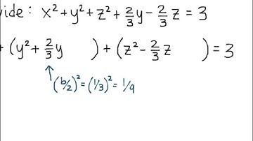 Math 2110 Section 11.1 Video 4 Spheres
