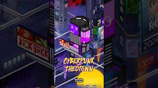Plugin Ini Bikin Kota TheoTown Lo Jadi Cyberpunk Malam Hari 🌆 Futuristic Building #theotown
