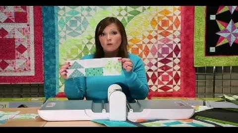 AccuQuilt Angle Play Block of the Month #2 - Apple Pie