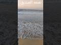 سحر بحر الاسكندريه في المعموره وهدوء الموج وروعه الشاطي