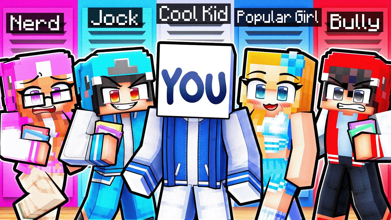 You have 10 FRIENDS on ONE School Block in Minecraft!