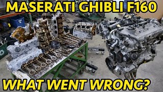Unavoidable Failure? Bad Maserati Ghibli F160 Twin Turbo V6 Engine Teardown