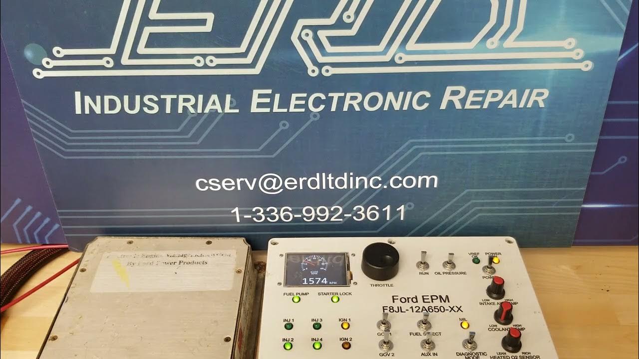 060723015 ford f8jl 12a650 lb genie s 40 ecm repaired with 3 year