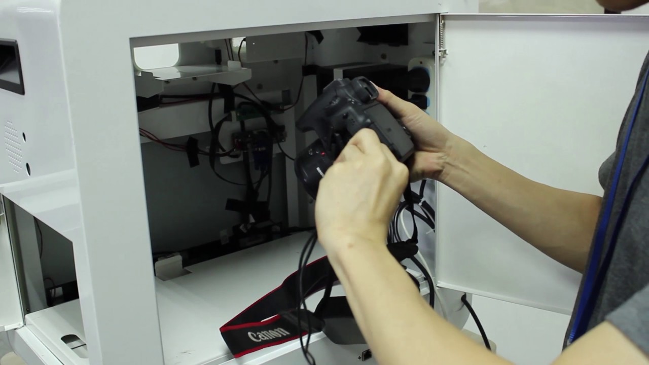 The Installation of our photo booth D series - YouTube