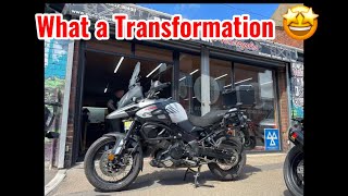 An easy way to transform the look and feel of your motorcycle. 