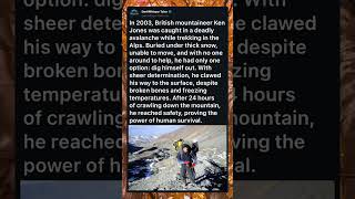 In 2003, British Mountaineer Kenjones Was Caught