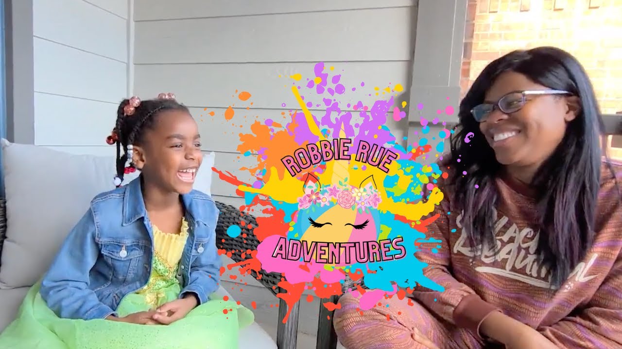 Kids Painting | Flowers on Canvas | Robbie Rue Adventures