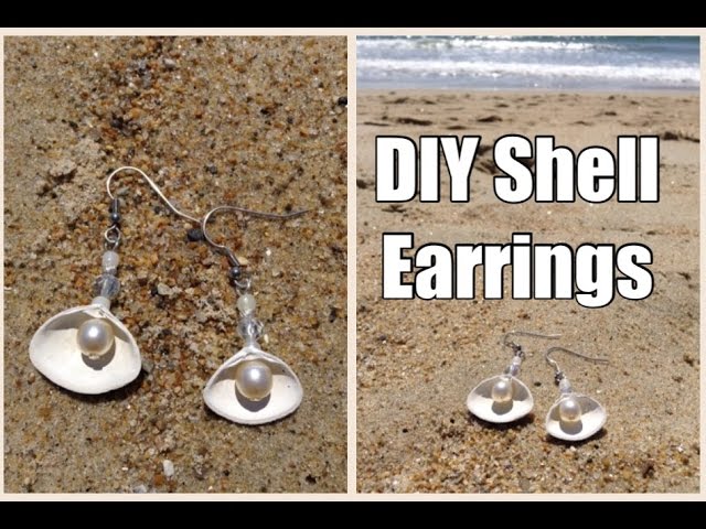 Diy Shell Earring Making Kits With Shell Pendants Links - Temu