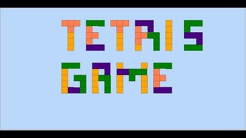 How to code a tetris game (Part1: birth of the tetrominos)