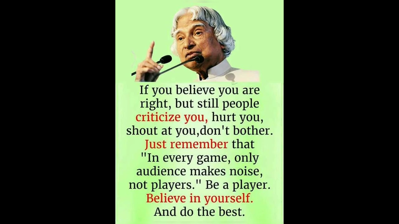 motivational quotes. APJ Abdul Kalam quotes