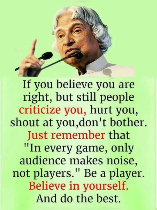 motivational quotes. APJ Abdul Kalam quotes