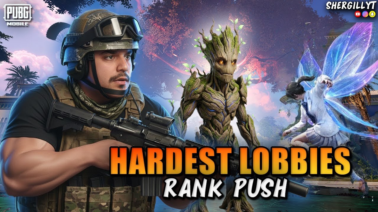 Conqueror RANK PUSH | HARDEST LOBBIES 🌲| PUBG Mobile | BGMI 