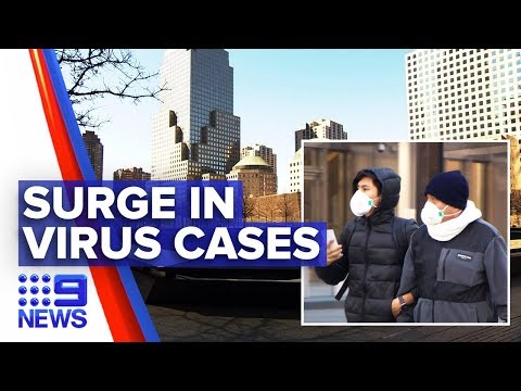 Coronavirus: More than 500 cases recorded in New York | Nine News Australia