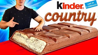 Géant Kinder Country | Comment faire le plus grand du monde DIY Kinder Country par VANZAI CUISINE