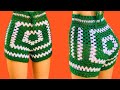 Crochet easy granny square shorts