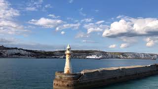 Time Lapse Video of Disney Magic Leave White Cliffs of Dover - September, 2019 - Disney Cruise Line