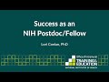 Success as an nih postdocfellow