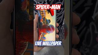 Spider-Man Live Wallpapers on Samsung S25 Ultra – 3D Animation! #shorts #spiderman screenshot 5