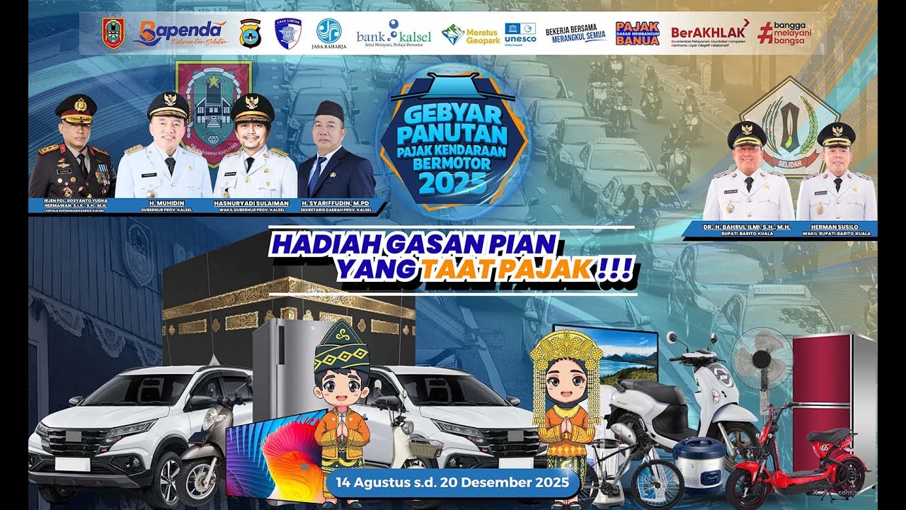 Bermotor GEBYAR PANUTAN PAJAK KENDARAAN BERMOTOR 2025 - YouTube