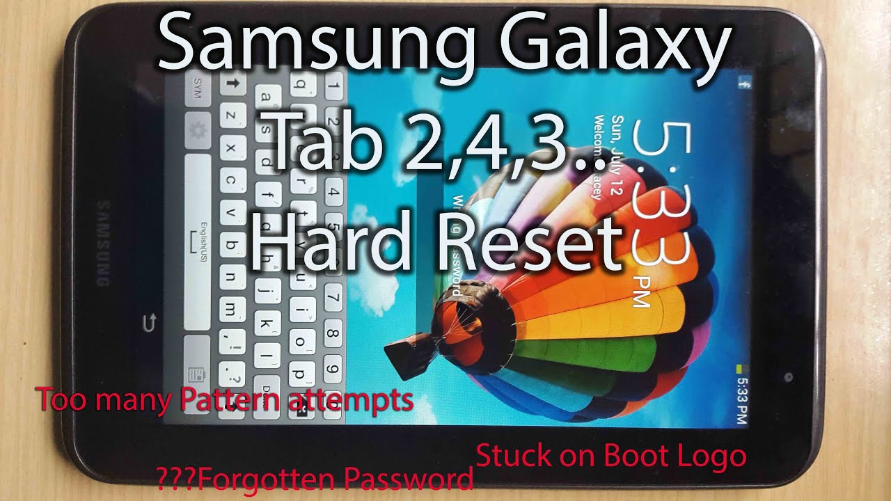 Samsung 10 Hard Reset