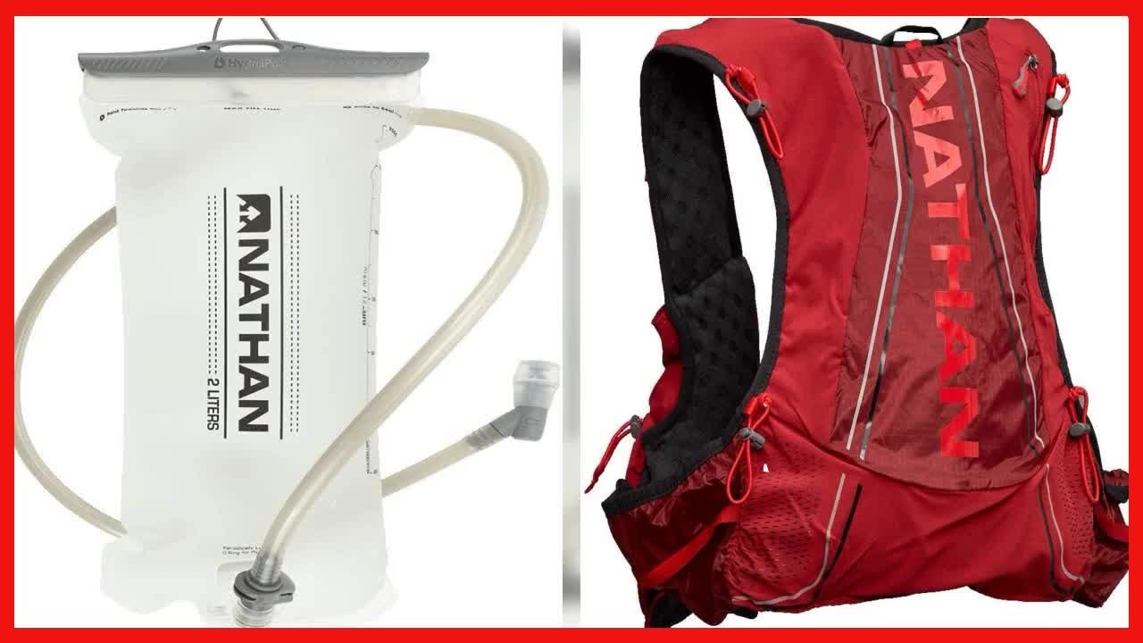 Nathan Men’s Hydration Pack/Running Vest – VaporAir 7L Capacity with 2.0 L Water Bladder Included,