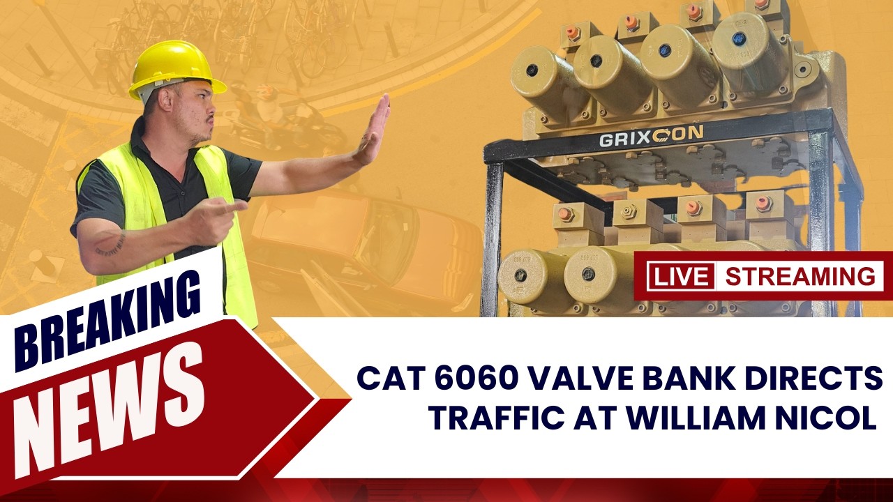 Клапанный блок, гидравлическая магистраль из труб, фитингов и клапанов - CAT 6060