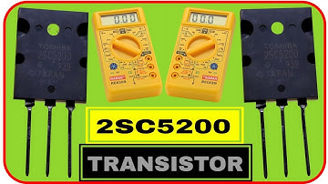 HOW TO CHECK 2SC5200 TRANSISTOR WITH MULTIMETER 🆕 || 2SC5200 Transistor Checking Testing in Hindi ✔️