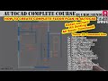 #3 | AutoCAD Simple Floor Plan Tutorial for Beginner | All 2d Command Cover in This Video Urdu/Hindi