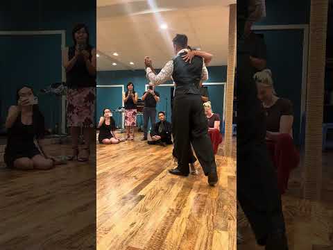 Maximiliano Cristiani and Josefina Stellato at Still & Moving Center Saturday class. 8 March 25