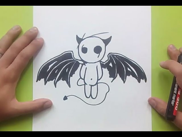 Como dibujar un diablo paso a paso | How to draw a devil - thptnganamst.edu.vn
