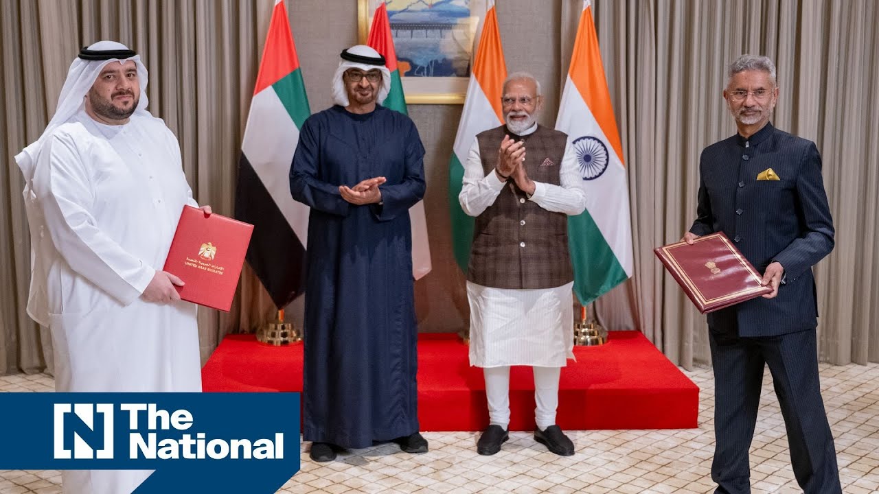 Modi Sign President Sheikh Mohamed and India’s Narendra Modi sign deals to boost ...