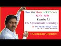 Q 1(iii) Exercise 7.1 Coordinate Geometry Class 10 CBSE, निर्देशांक ज्यामिति Q 1(iii), ex 7.1 q1iii
