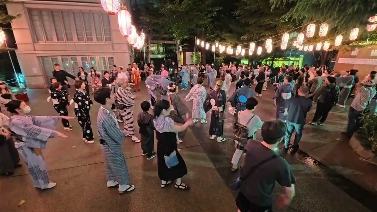 東京みなと音頭　六本木龍土町盆踊り２　2025年10月4日　六本木天祖神社例大祭奉納踊り　東京都港区