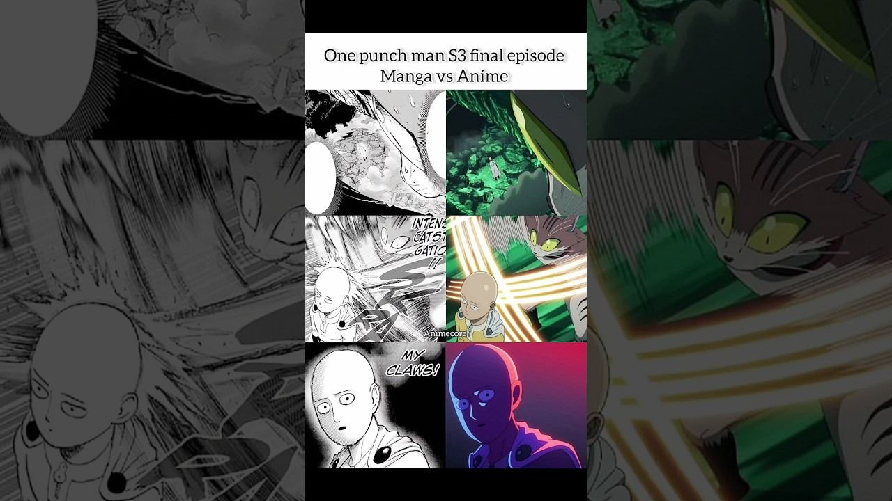 Which one did One Punch Man justice in the S3 finale? 👊🔥