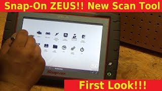 Snap-On Zeus First Look - NEW Snap-On Scan Tool