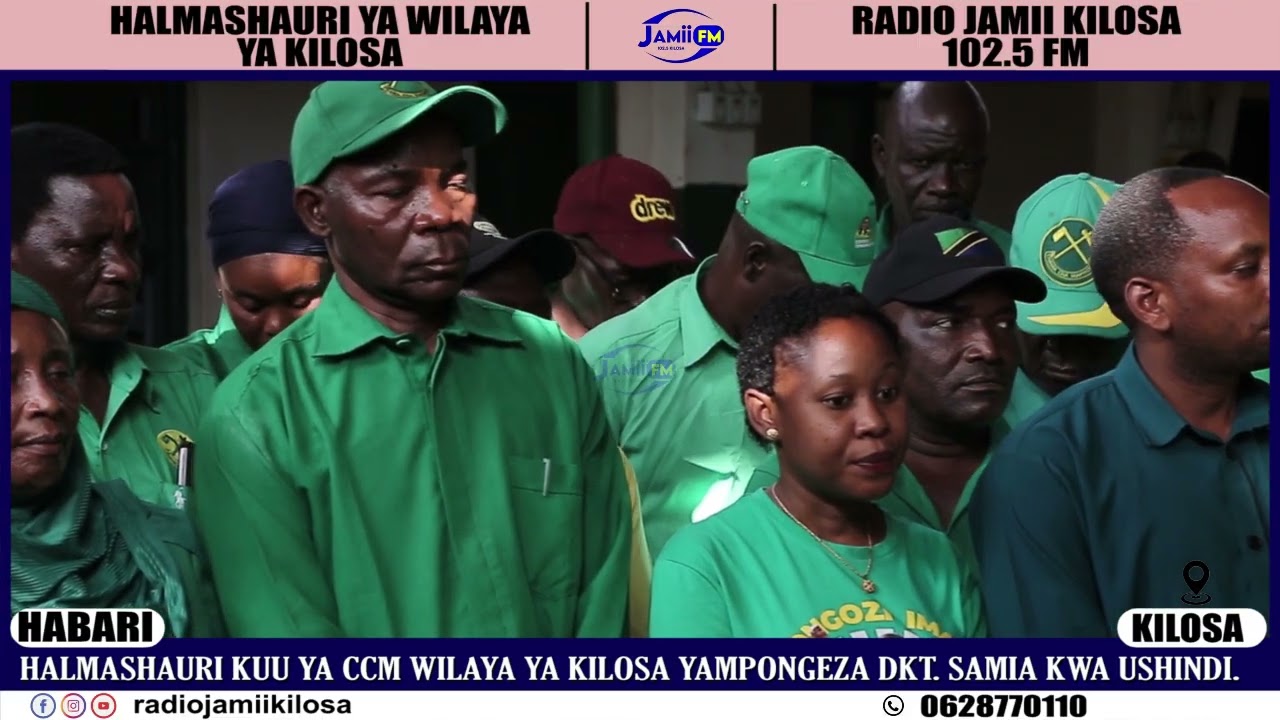 HALMASHAURI KUU YA CCM WILAYA YA KILOSA YAMPONGEZA DKT. SAMIA KWA USHINDI WA KISHINDO
