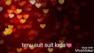 Guru Randhawa suit suit - New WhatsApp status video ( free download )