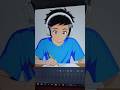 Just Digital Art, no pressure😊✍️ ♥️ #shorts #viral
